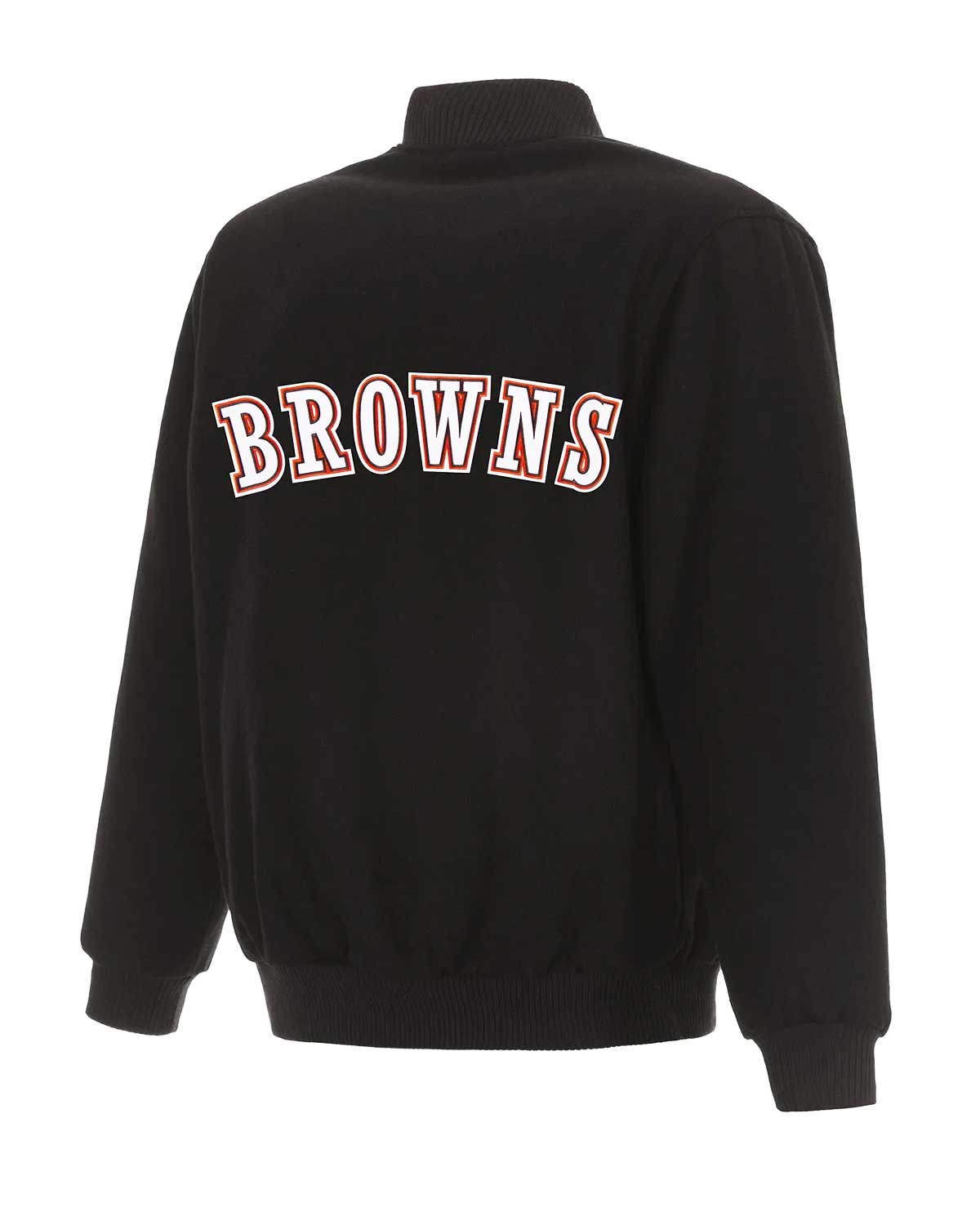 Cleveland Browns Wool Bomber Black Varsity Jacket