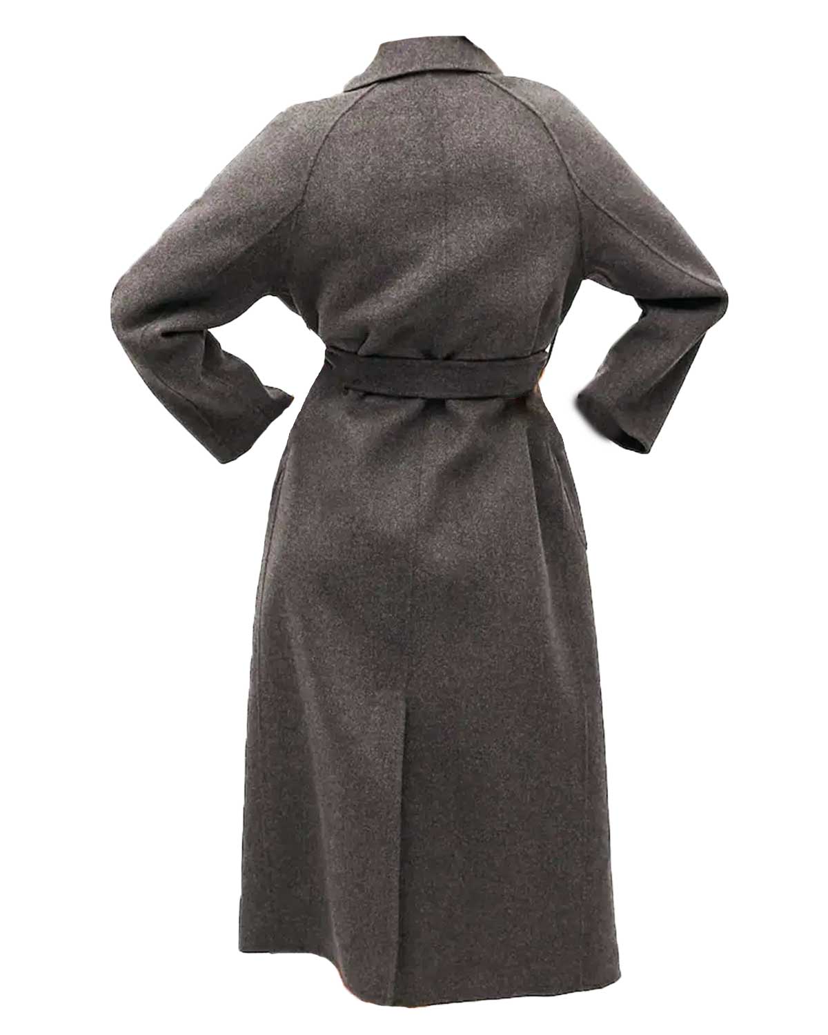 The Sandman Clare Higgins Grey Wool Coat | Elite Jacket