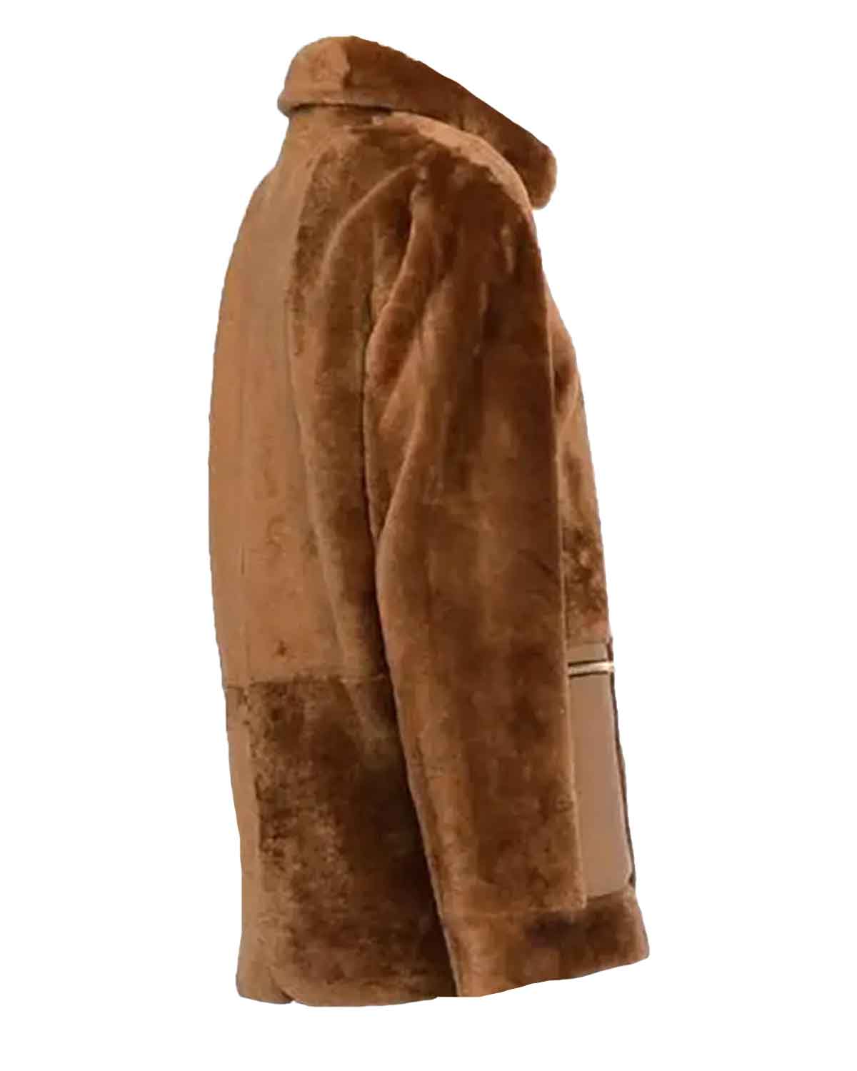 Yelena Belova Hawkeye TV Show Florence Pugh Brown Fur Coat