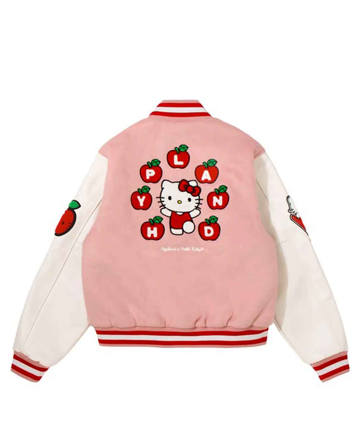 Hello Kitty Apples Letterman Varsity Jacket