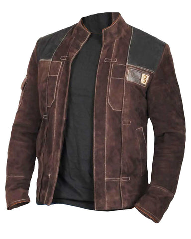 A Star Wars Story Han Solo Brown Suede Jacket | Elite Jacket