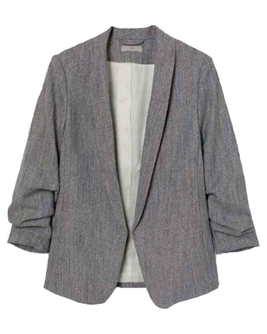 Kayla Compton The Flash S08 Allegra Garcia Silver Wool Blazer