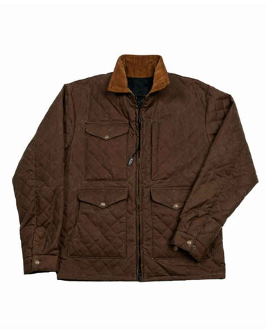 Yellowstone Kevin Costner S04 Quilted Brown Jacket