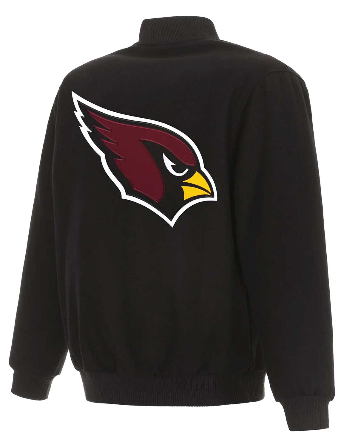 Arizona Cardinals Black Wool Bomber Jacket | Elite Jacket