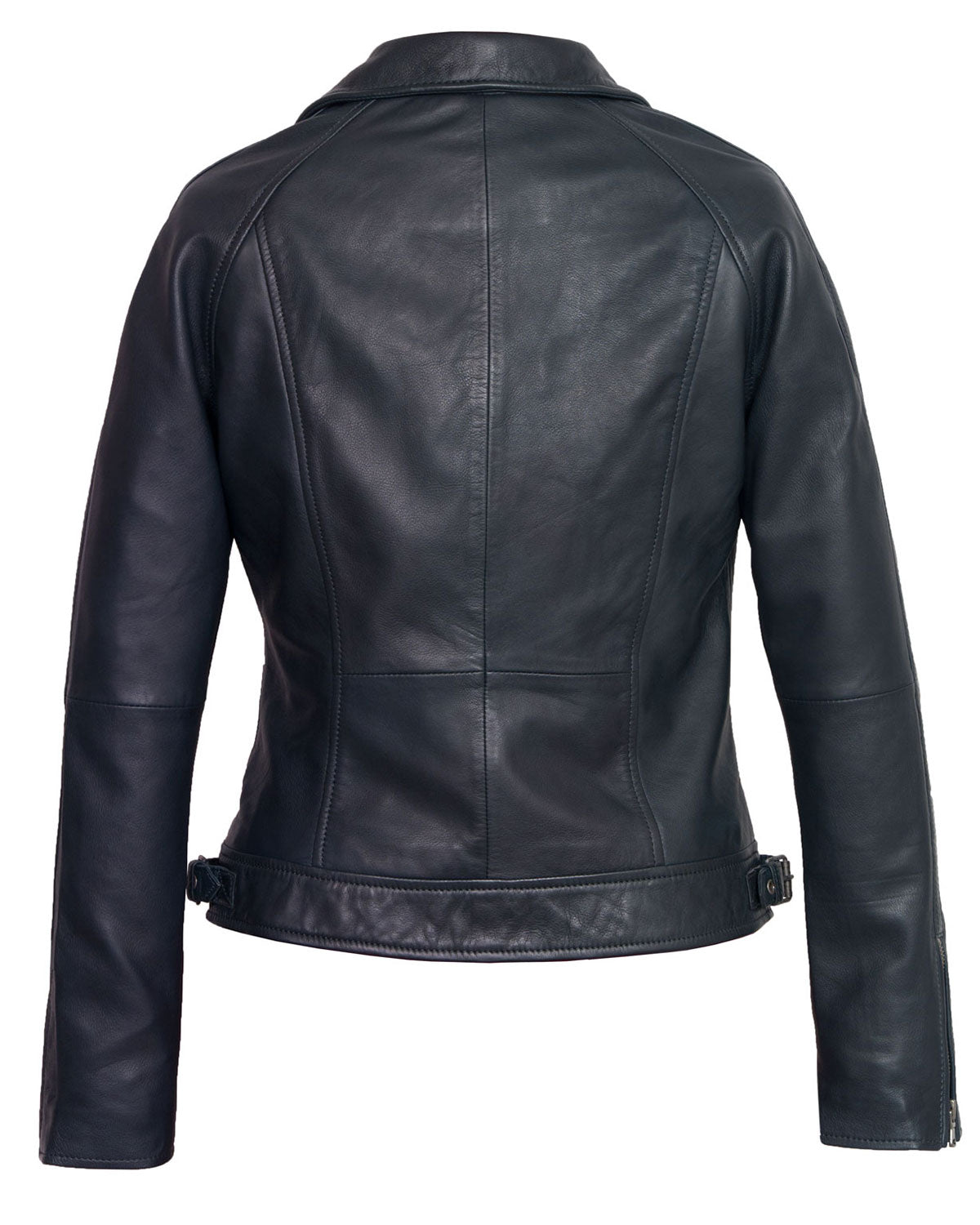 Elite Women’s Navy Leather Jacket