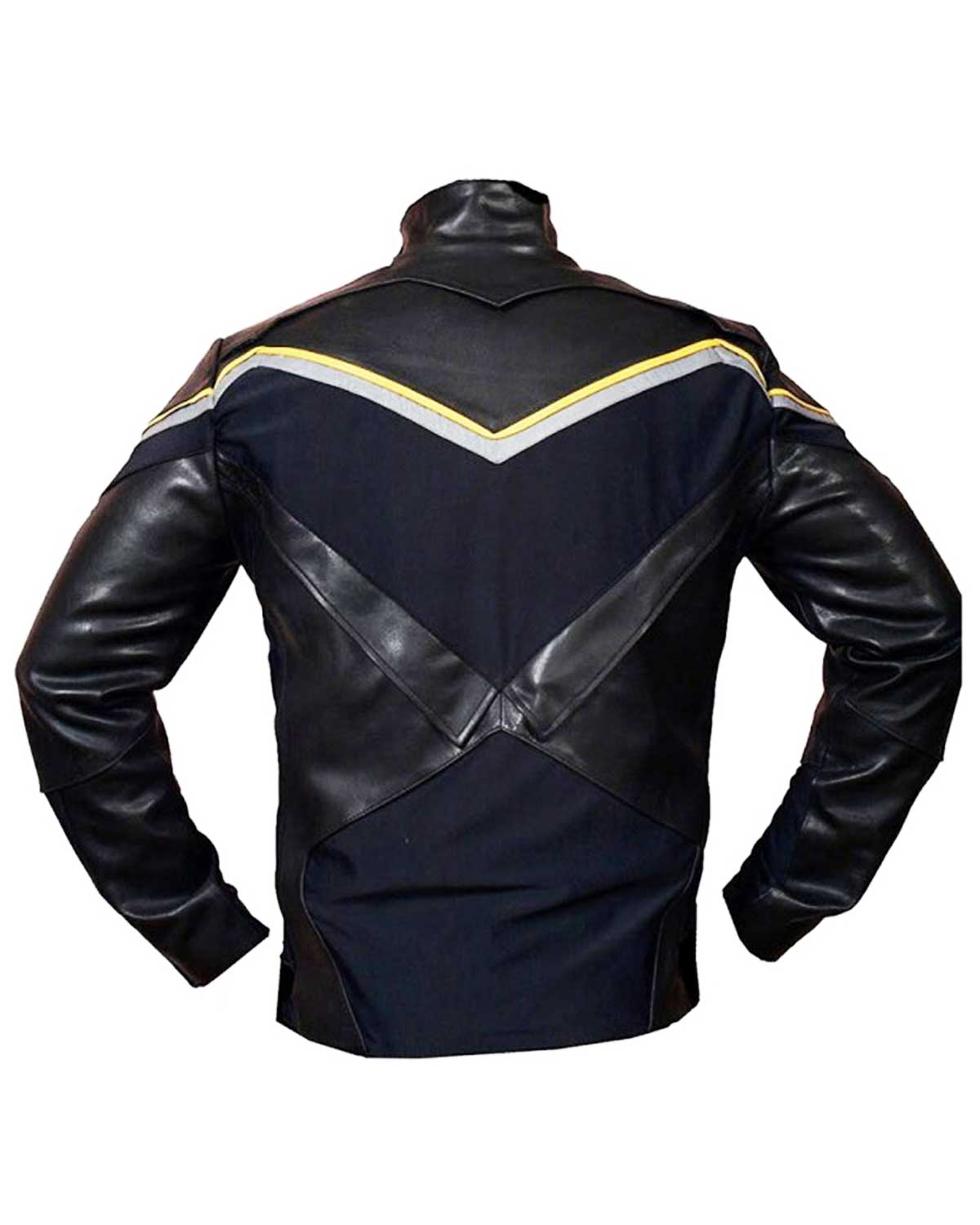 John Hancock Will Smith Black Leather Jacket | Elite Jacket