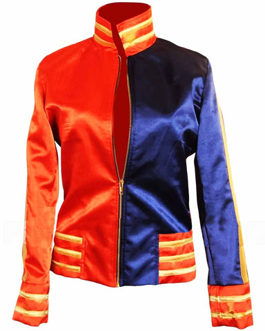 Womens Christmas Red and Blue Jacket | Elite Jacket