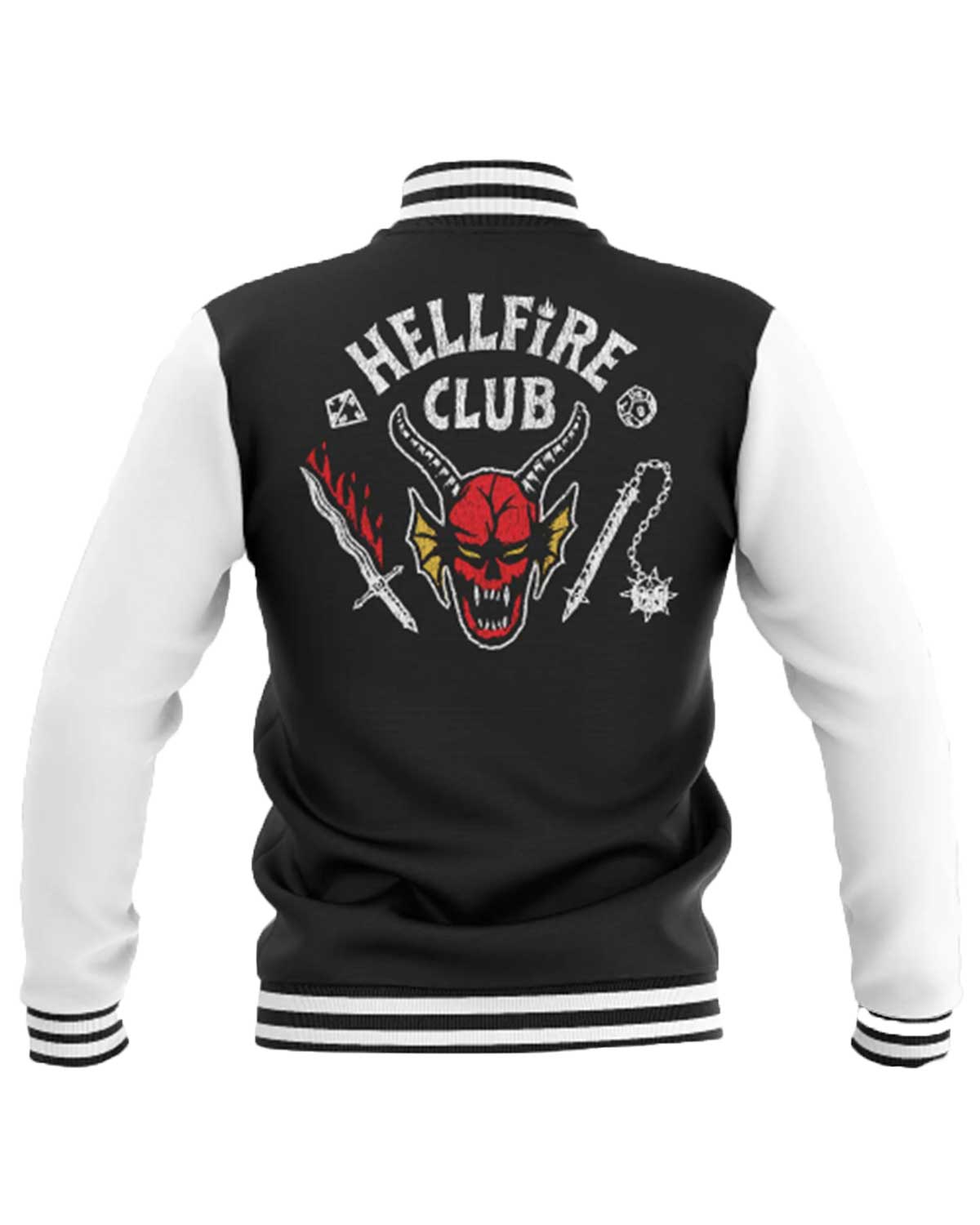 Hellfire Club Stranger Things Vintage Cotton Varsity Jacket 