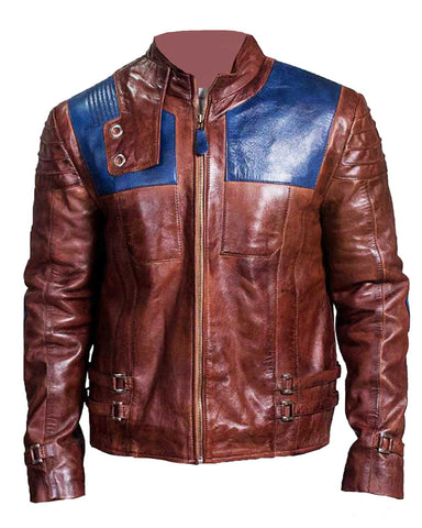 Krypton Camron Cuffe Seg Brown Distressed Jacket | Elite Jacket
