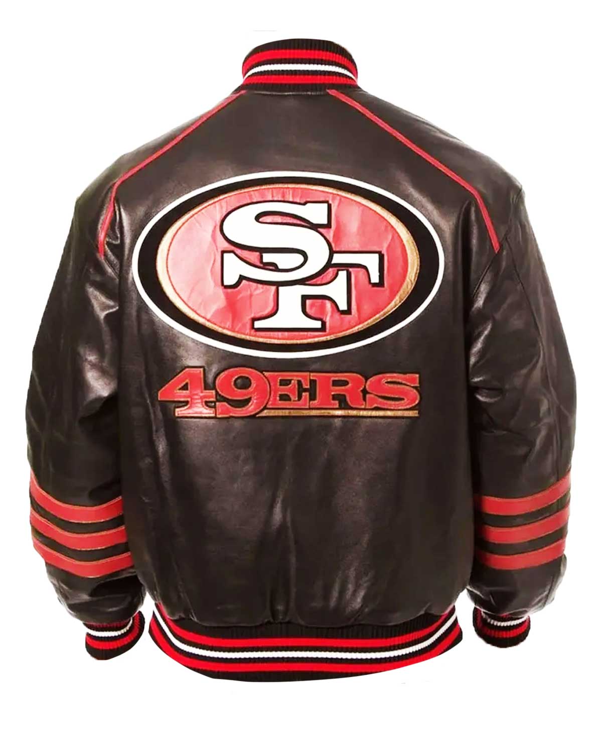San Francisco 49ers Brown Leather Varsity Jacket | Elite Jacket