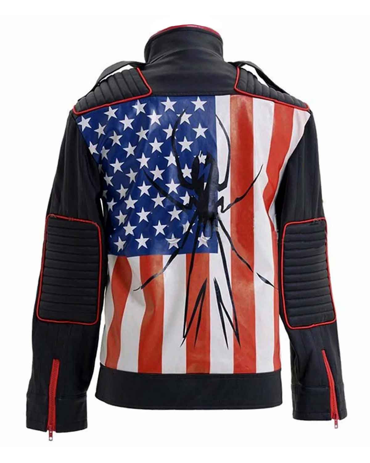 MCR Danger Days American Flag Leather Jacket