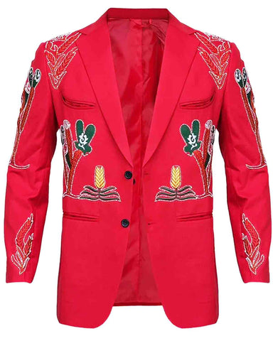 Mens Pawn Stars ZZ Top Red Jacket | Elite Jacket