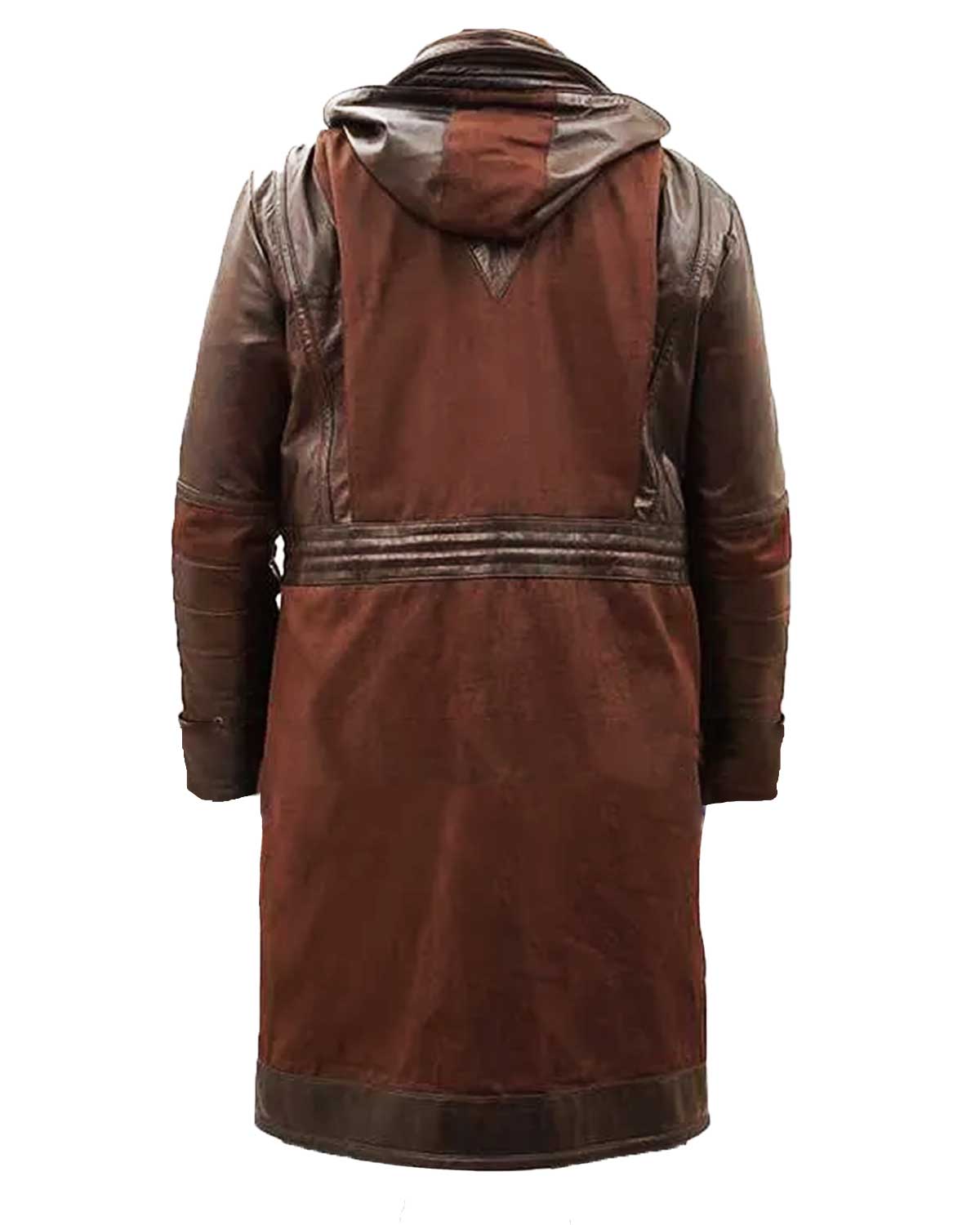 Diego Luna Star Wars Andor Brown Leather Coat | Elite Jacket