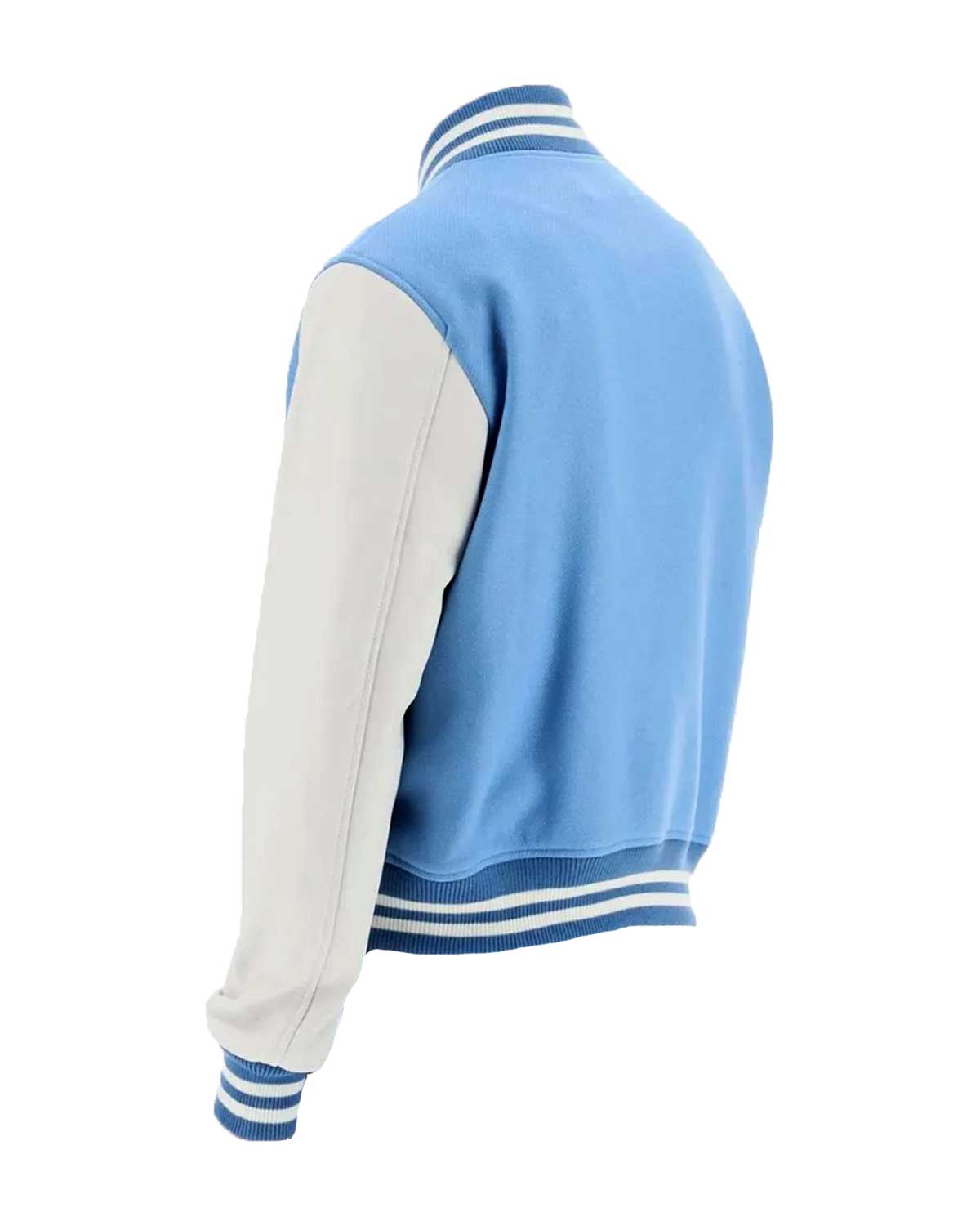 Amiri Blue And White Letterman Varsity Jacket