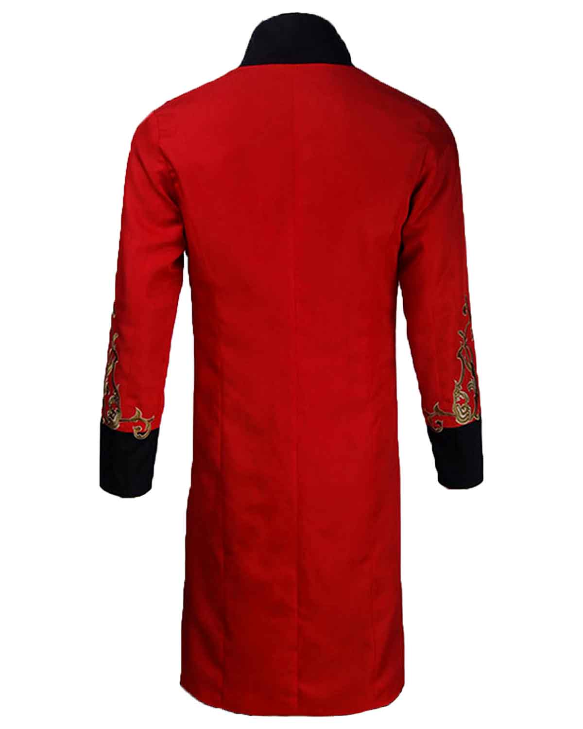 The Greatest Showman Hugh Jackman Red Coat with Vest