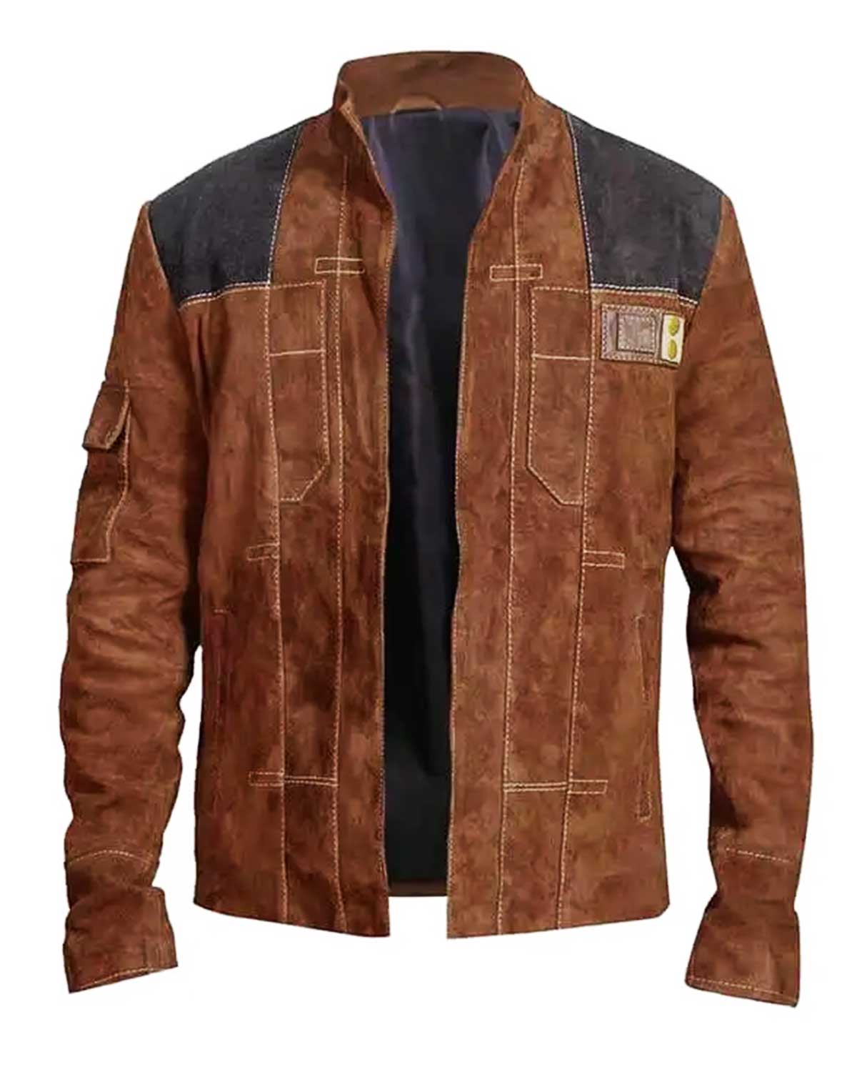 Star Wars Han Solo Dark Brown Suede Jacket | Elite Jacket