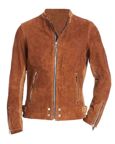 Carrie Anne Moss The Matrix 4 Trinnity Casual Brown Suede Jacket