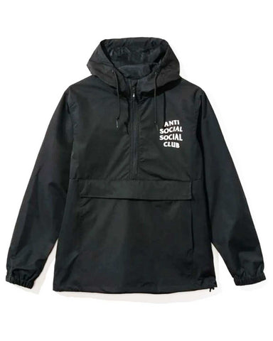 Anorak Anti Social Social Club Black Hooded Jacket | Elite Jacket