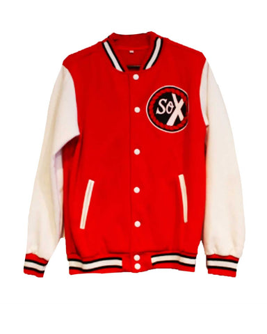 Chance The Rapper Sunday Candy Letterman Red Wool Jacket