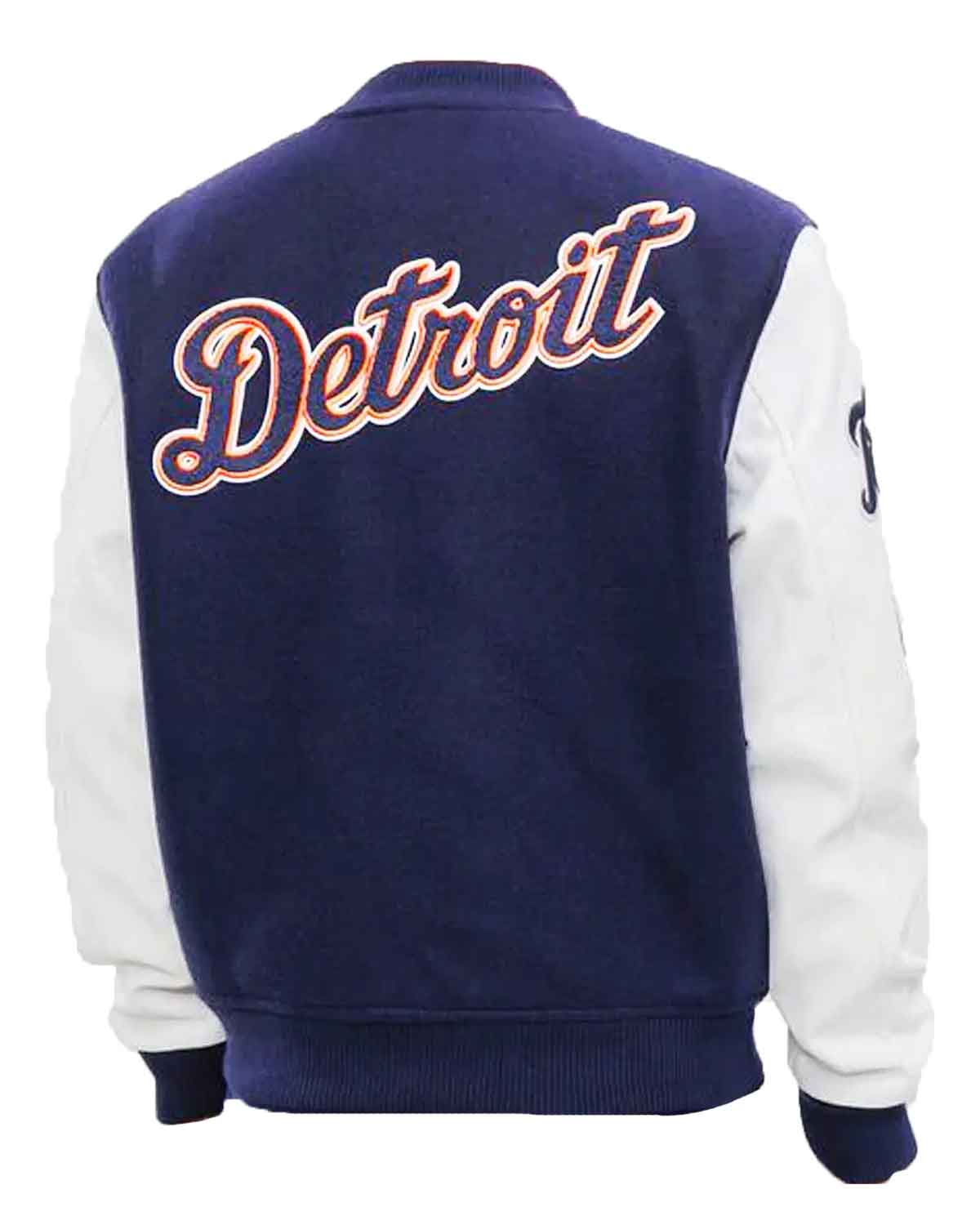 Detroit Tigers Letterman Logo Varsity Jacket | Elite Jacket