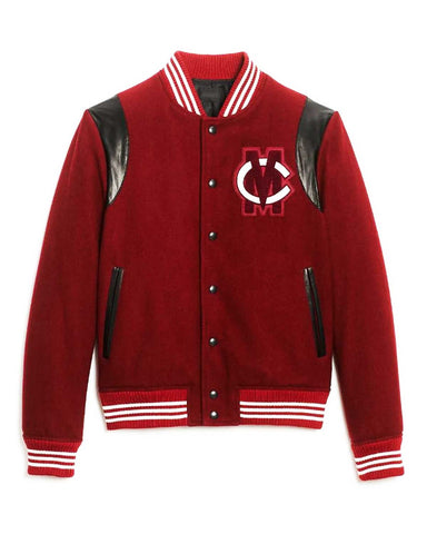 The Perfect Club Monaco Burgundy Varsity Jacket | Elite Jacket