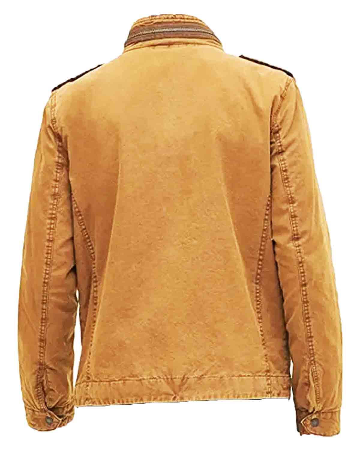 Mens Classic Elegance Brown Denim Jacket | Elite Jacket