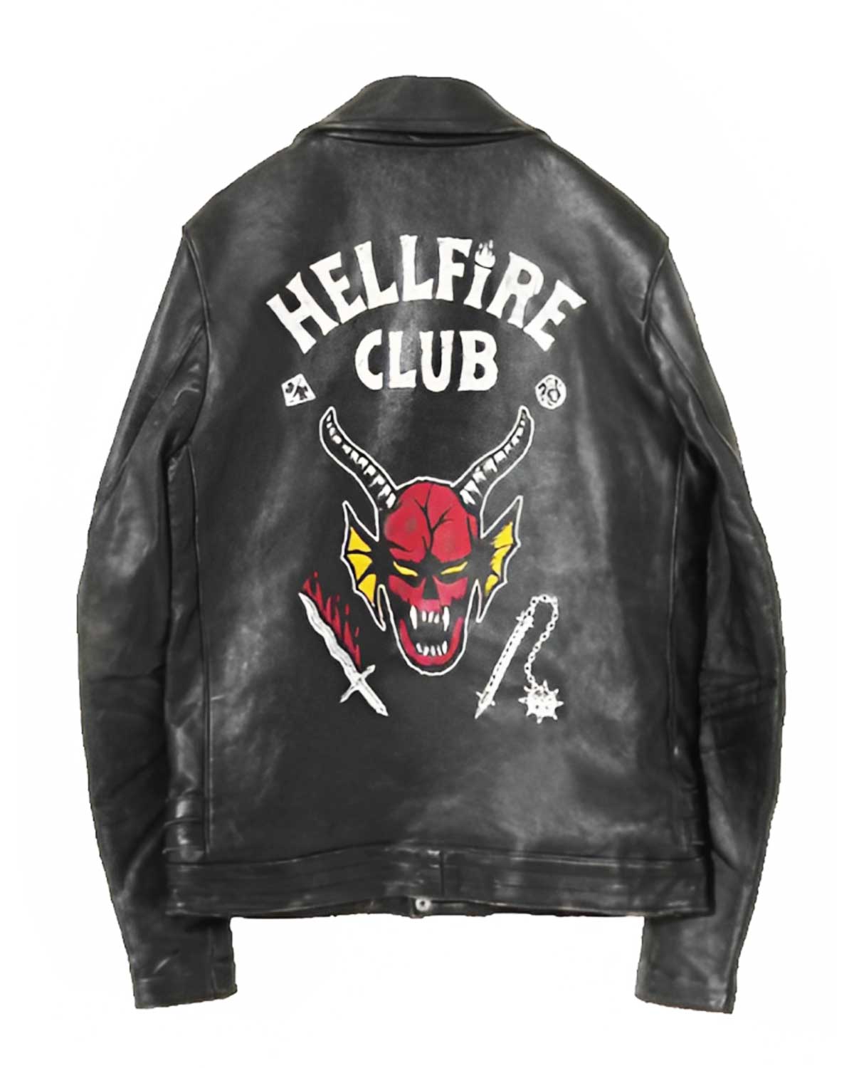Hawkins Stranger Things Hellfire Club Biker Jacket | Elite Jacket