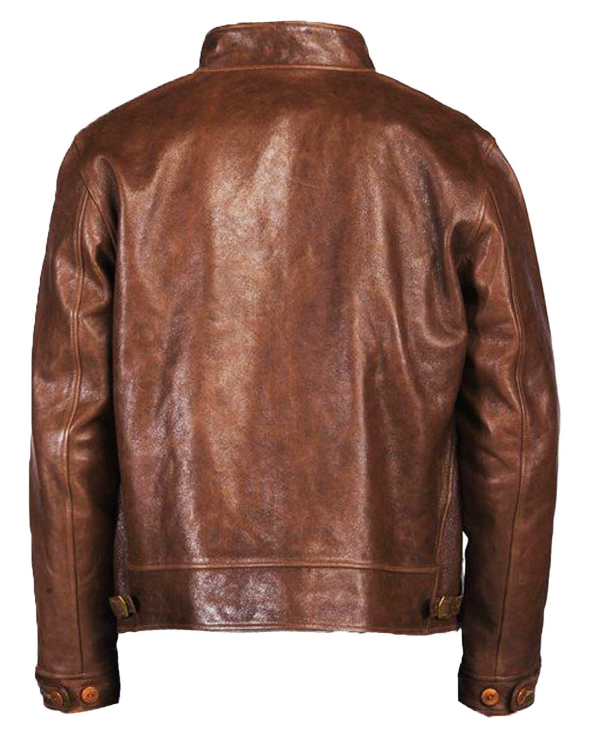 Albert Einstein Iconic Brown Leather Jacket | Elite Jacket