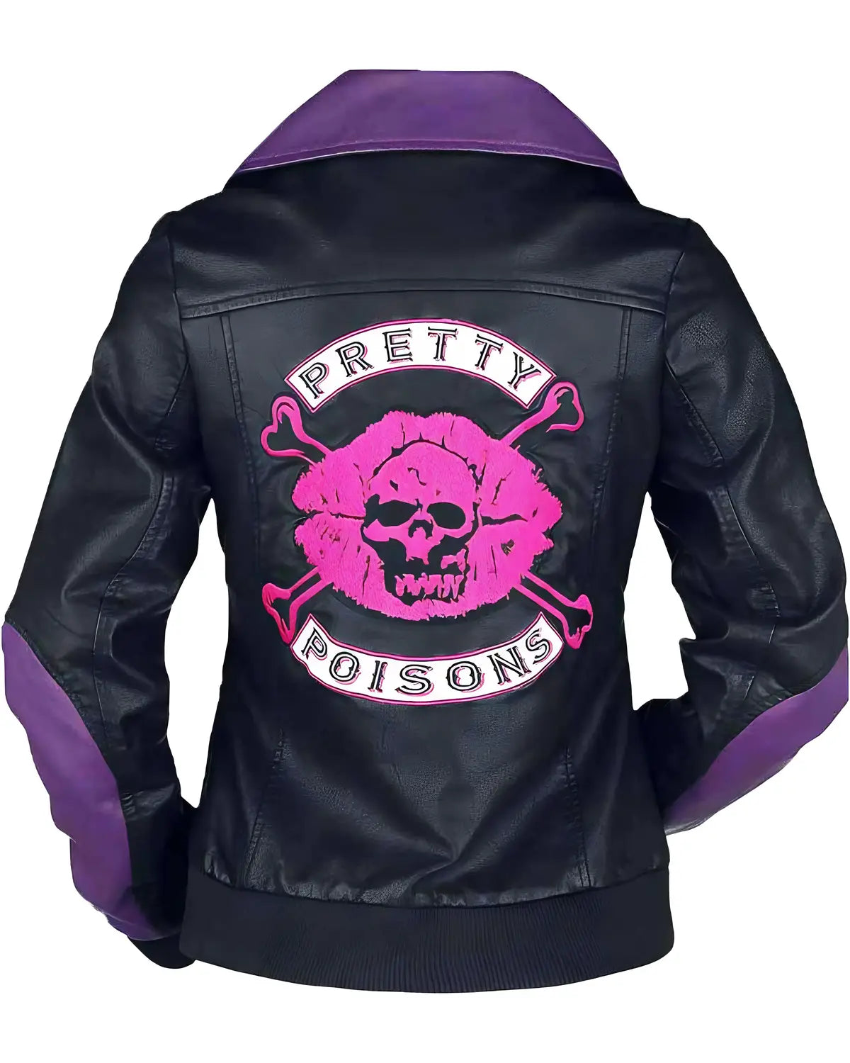 Riverdale Pretty Poisons Purple Leather Jacket | Elite Jacket