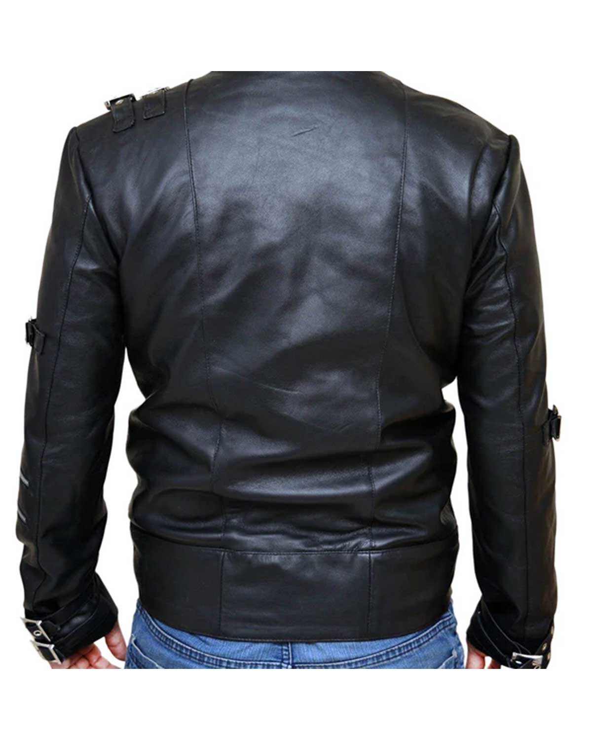 Mens Black Michael Jackson Bad Leather Jacket | Elite Jacket
