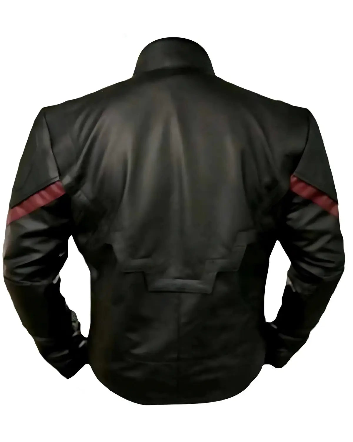 Captain America Infinity War All Black Leather Jacket For Mens