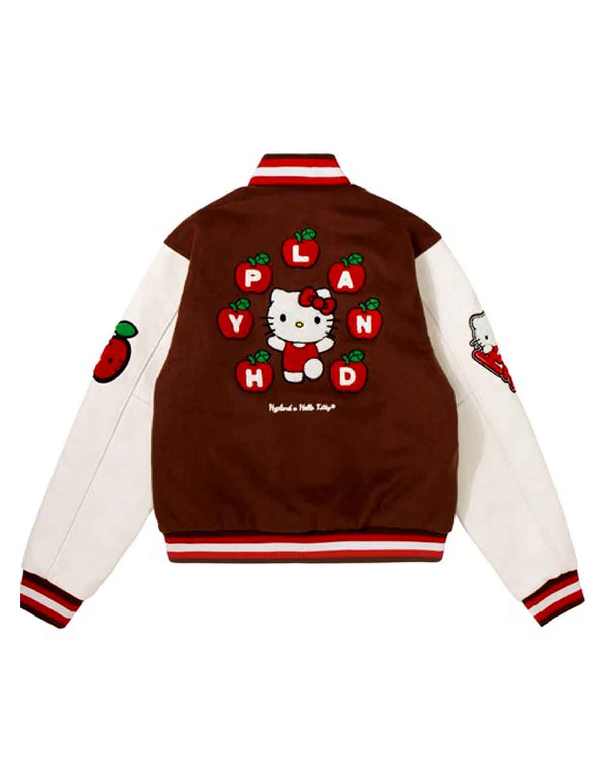 Hello Kitty Apples Letterman Varsity Jacket