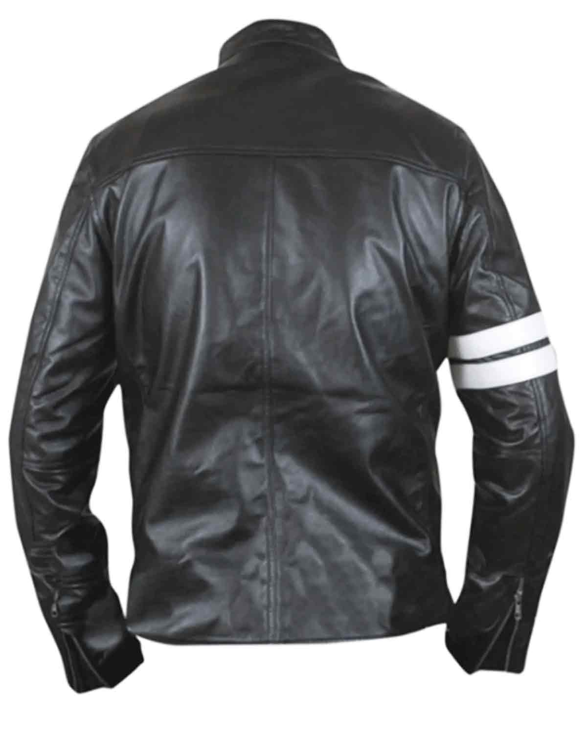 Elite John Tanner Driver San Francisco Black Biker Leather Jacket