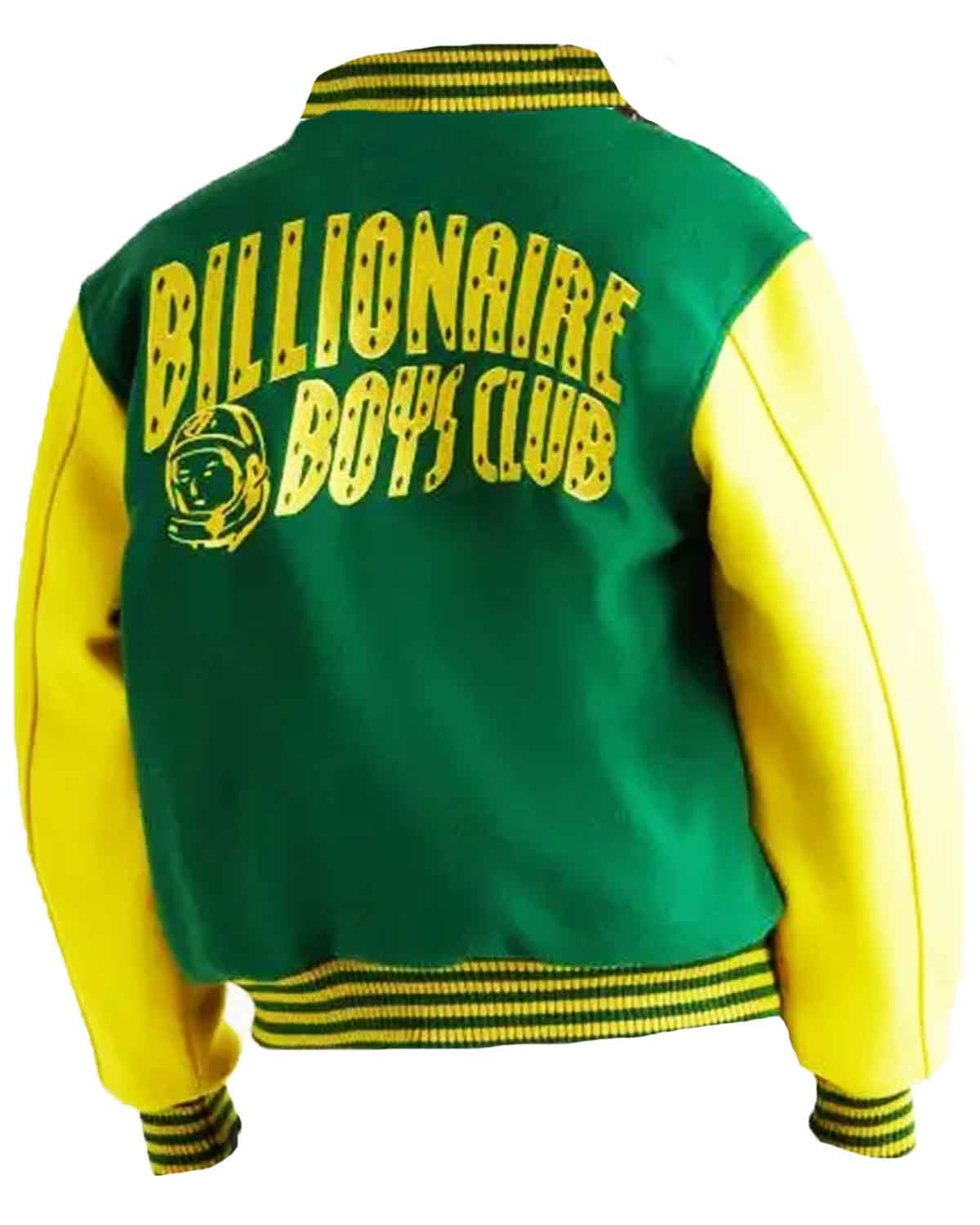 Elite Astro Yellow and Green Varsity Jacket