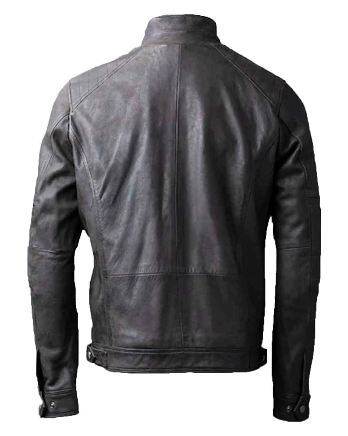 Mens Brown Wansfell Lakeland Leather Biker Jacket