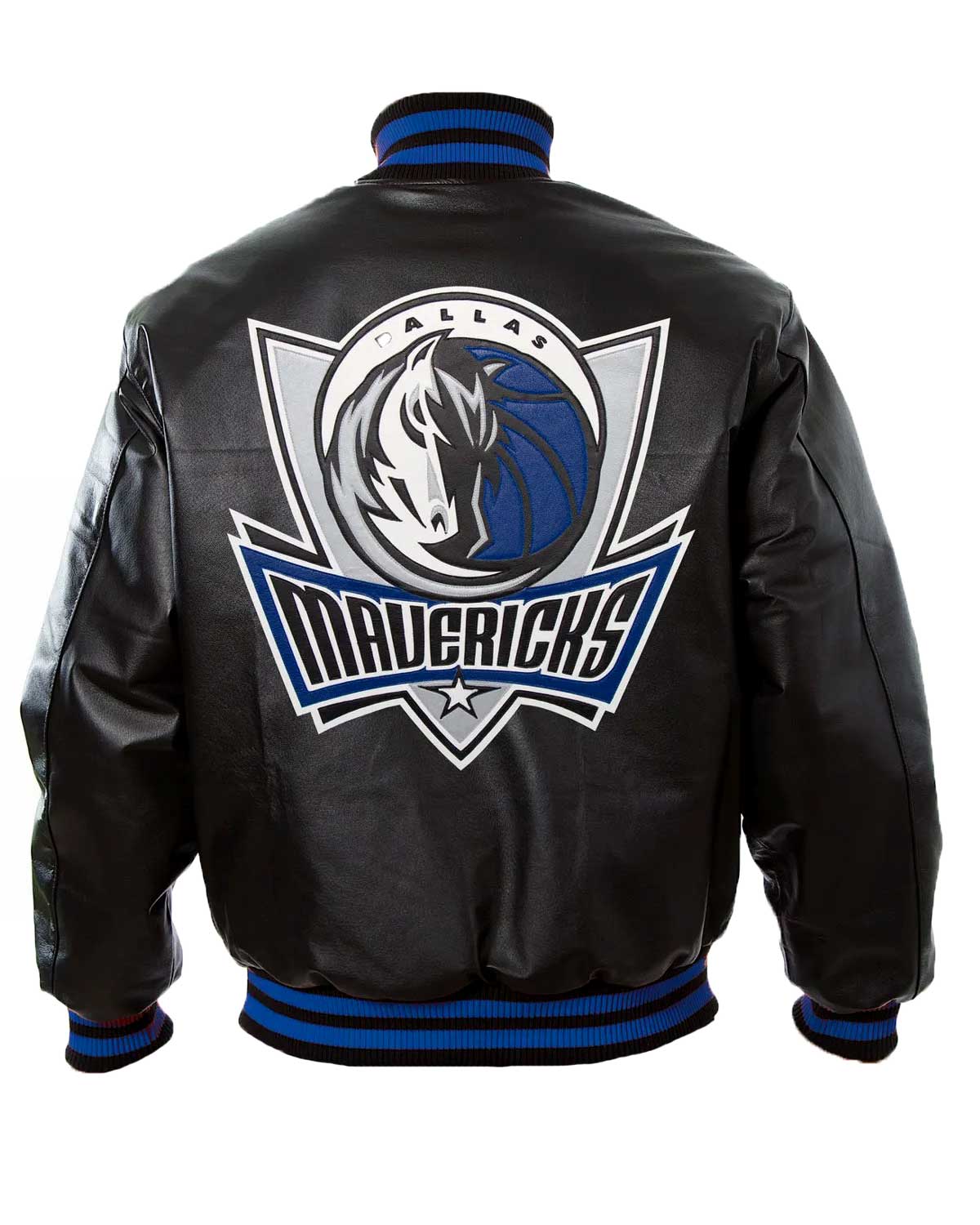 Dallas Mavericks Black Leather Bomber Jacket | Elite Jacket