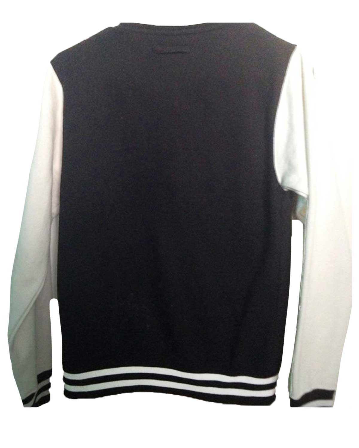 1D One Direction Black And White Varsity Jacket | Elite Jacket