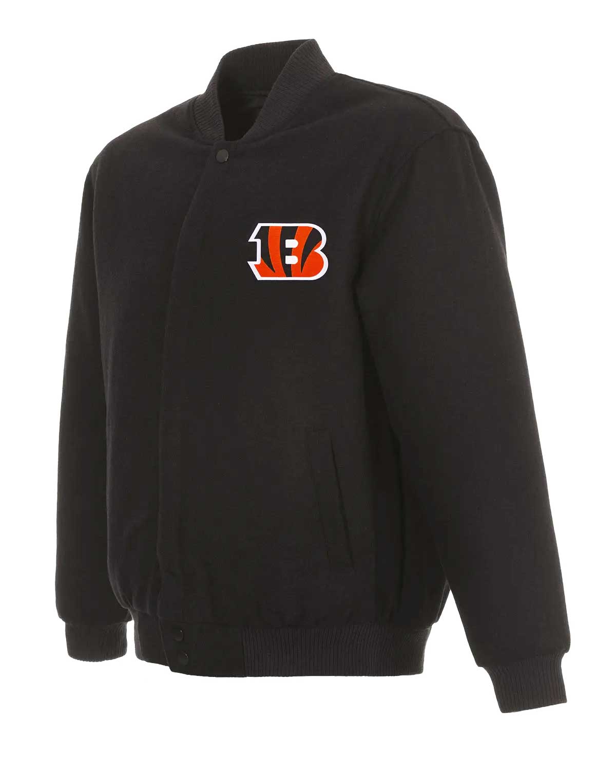 Cincinnati Bengals Black Wool Bomber Jacket | Elite Jacket