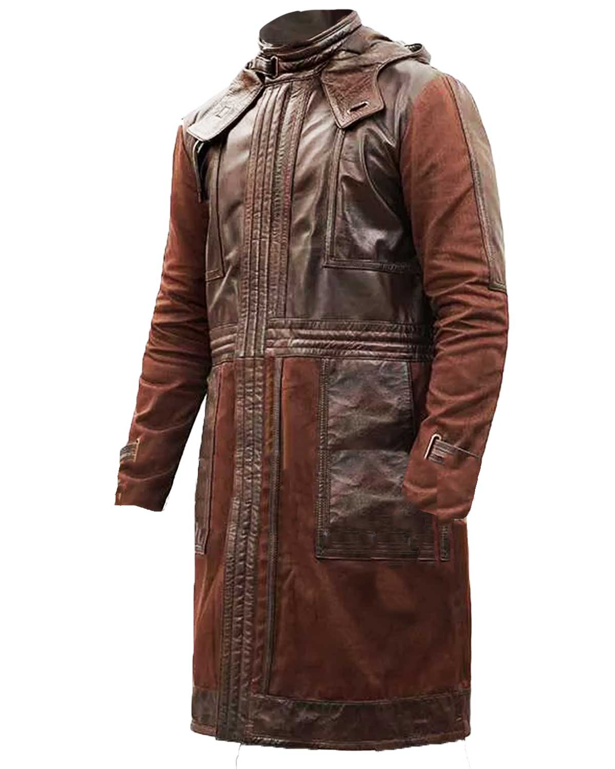 Diego Luna Star Wars Andor Brown Leather Coat Elite Jacket