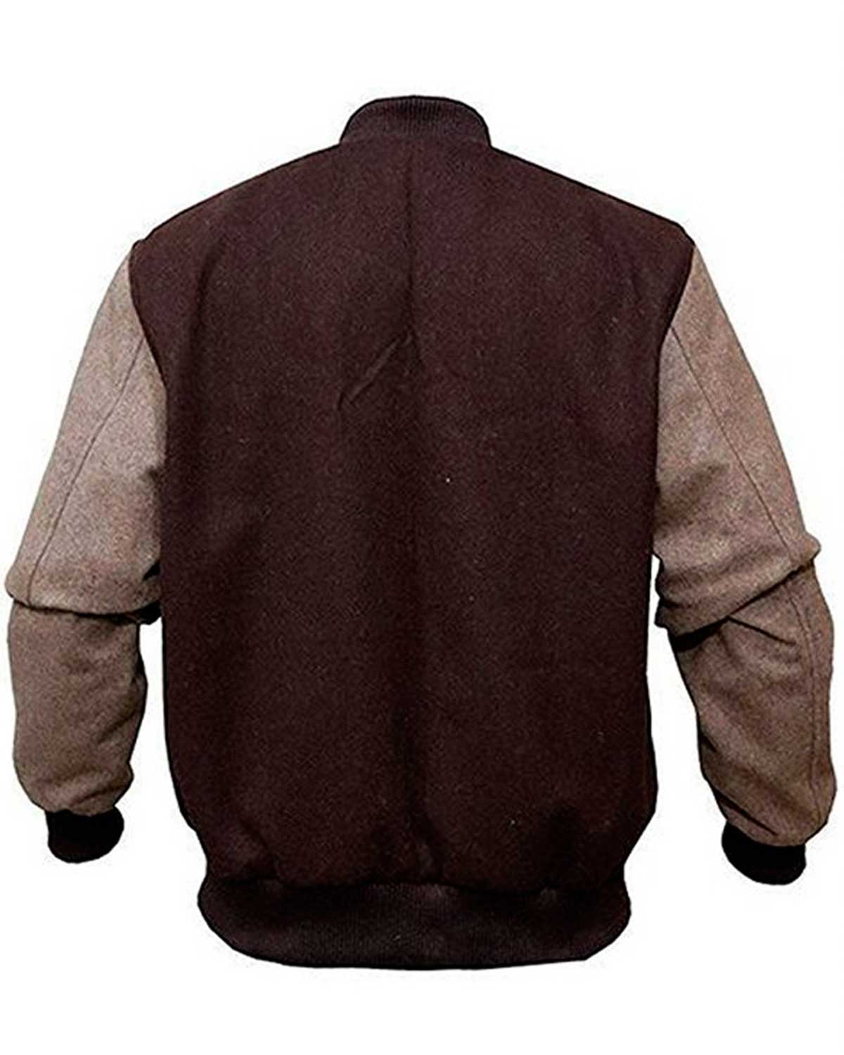 Game Payday Hotline Miami Brown Letterman Jacket | Elite Jacket