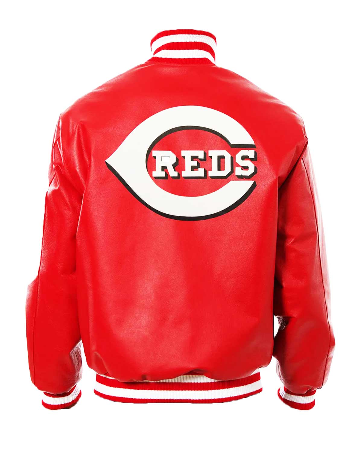 Cincinnati Reds Leather Letterman Red Jacket | Elite Jacket