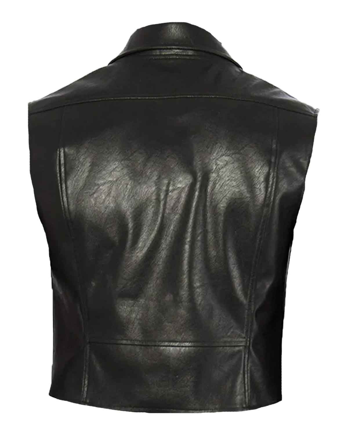 Marvel Spider Man Noir Jayson Fitch Black Leather Vest