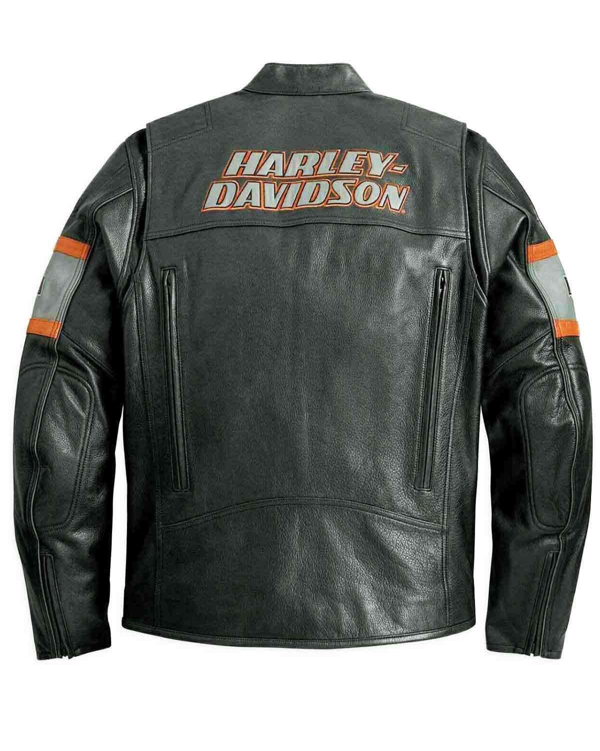 Bill Goldberg Harley Davidson Screaming Eagle Biker Jacket 