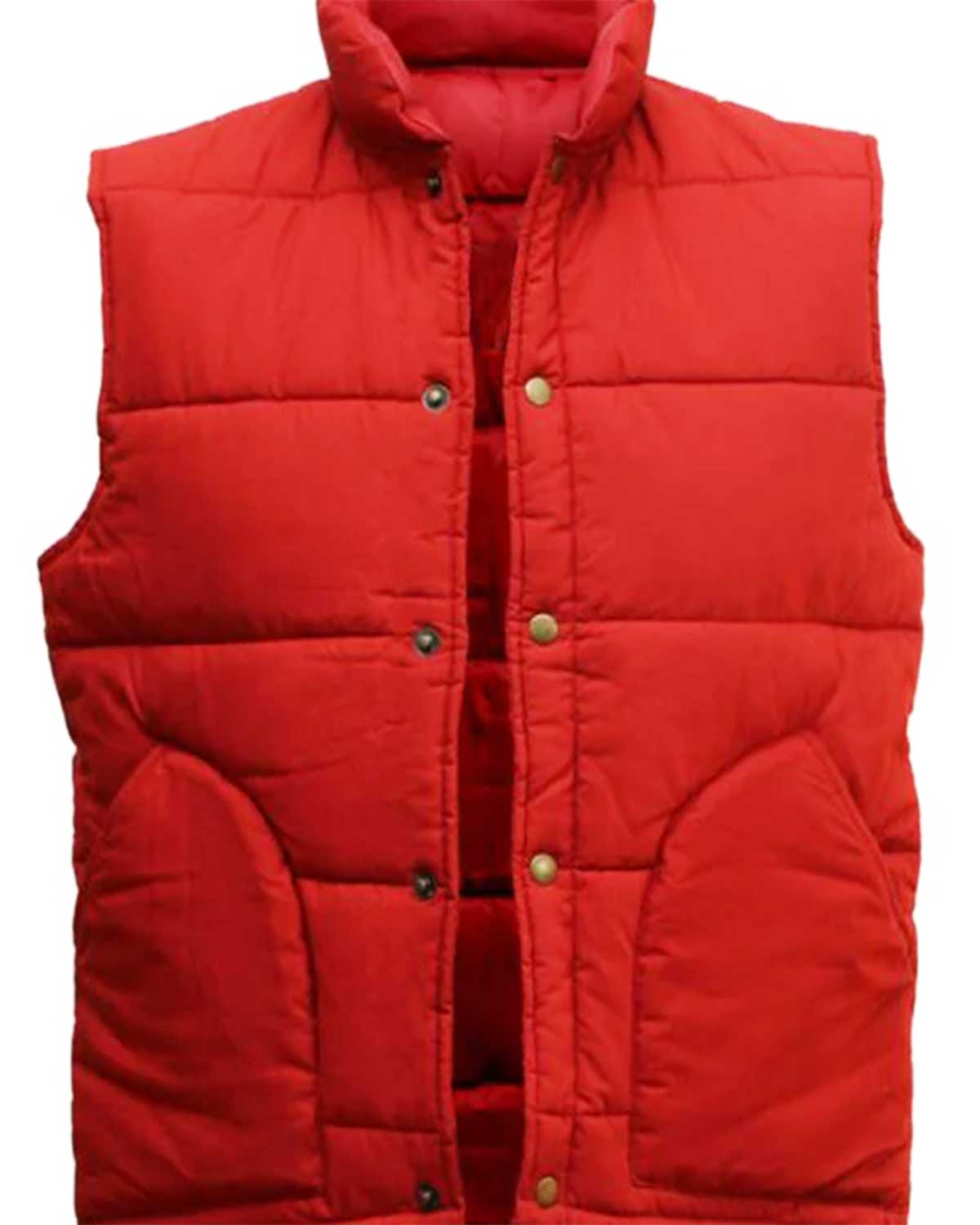 Mens Back To The Future Marty Mcfly Red Parachute Vest 