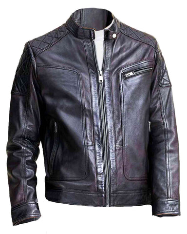 Elite Biker Style Motorbike Leather Jacket