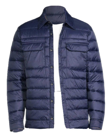 Tim Fleming Heartland Blue Puffer Jacket | Elite Jacket