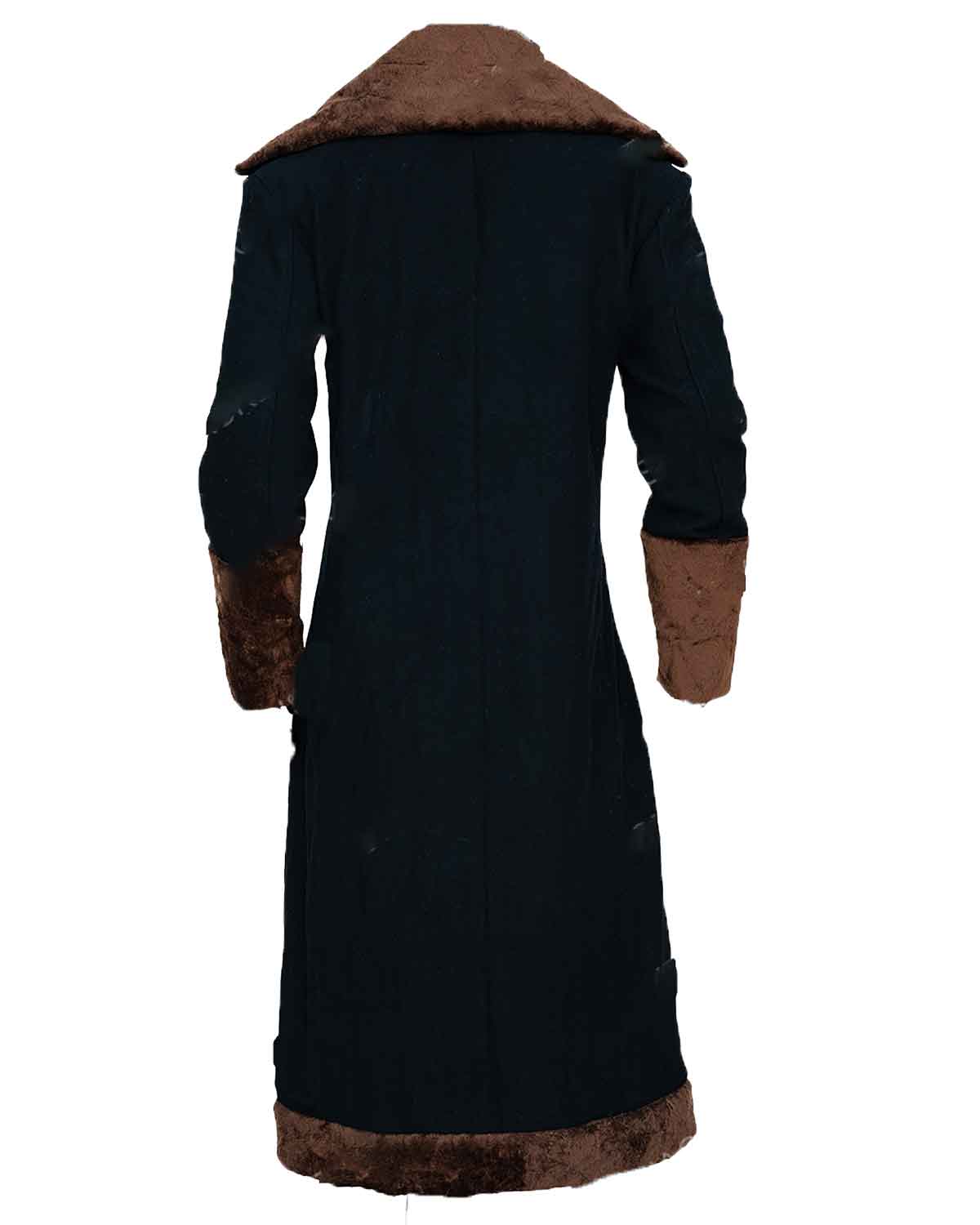 Anthony McCoy Candyman Black Wool Coat | Elite Jacket