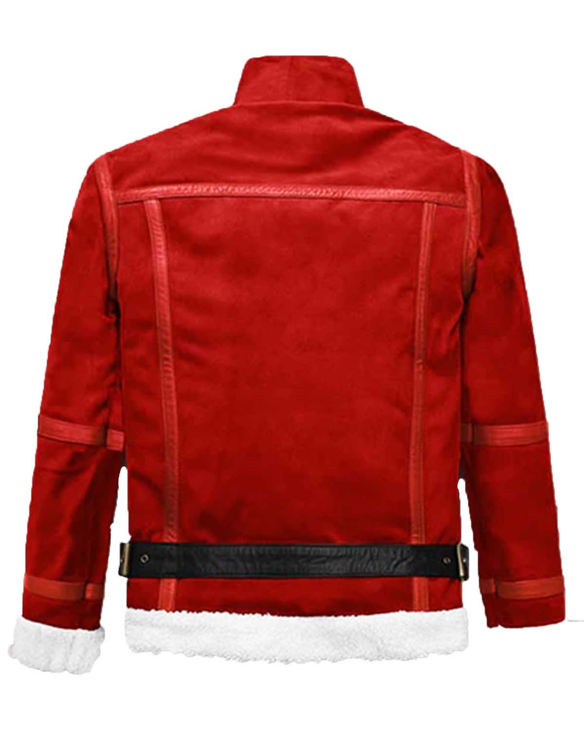 Mens Ryan Reynolds Spirited Red Leather Jacket | Elite Jacket