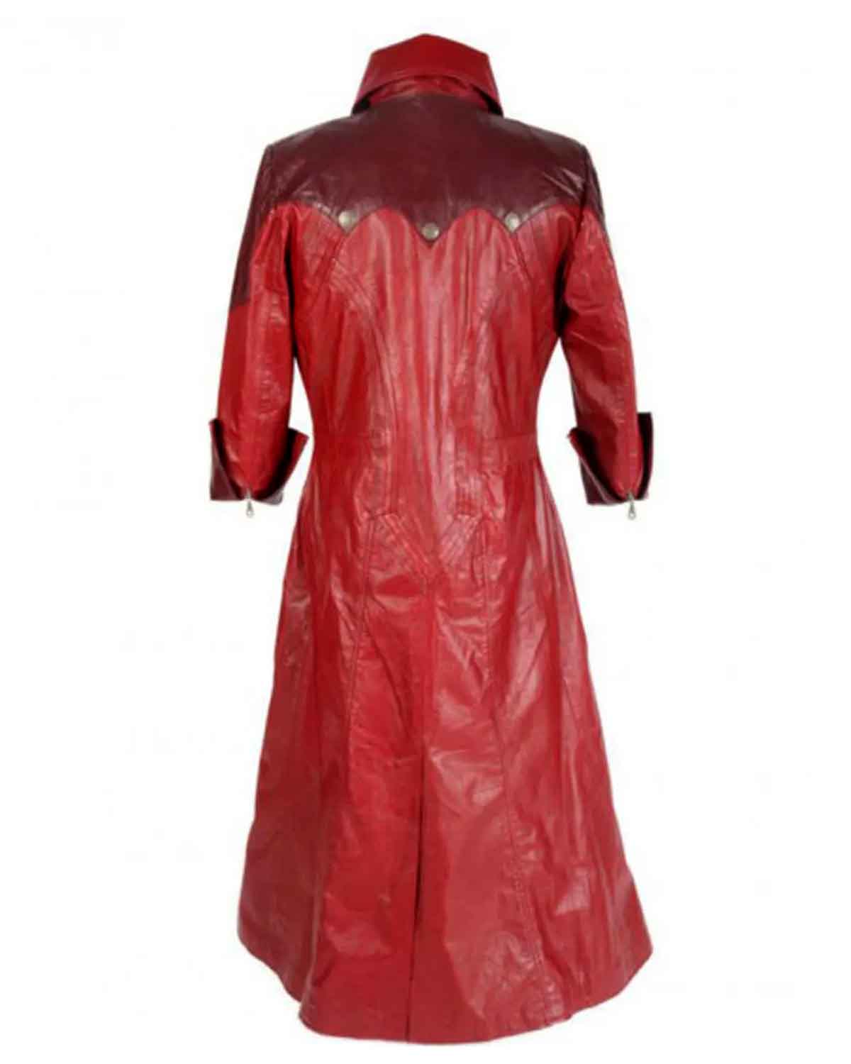 Devil May Cry 4 Dante Red Leather Coat | Elite Jacket