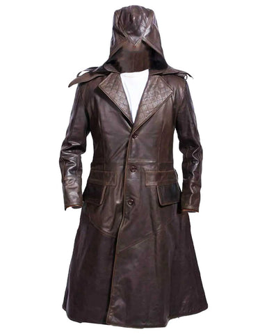 Assassins Creed Syndicate Jacob Brown Leather Coat | Elite Jacket